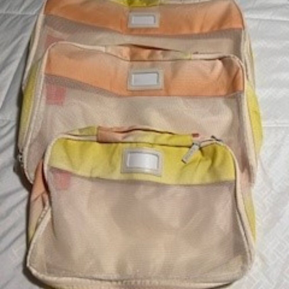 Calpak Cream and Yellow Storage & Organization